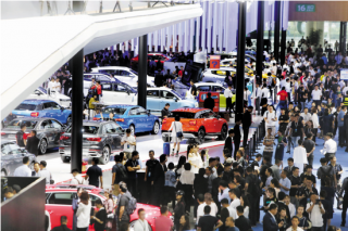 第二十二届成都国际汽车展览在中国西部国际博览城正式开幕
